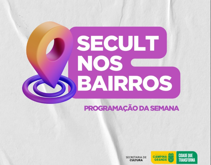 Prefeitura de Campina Grande direciona atividades culturais para distrito e bairros da cidade