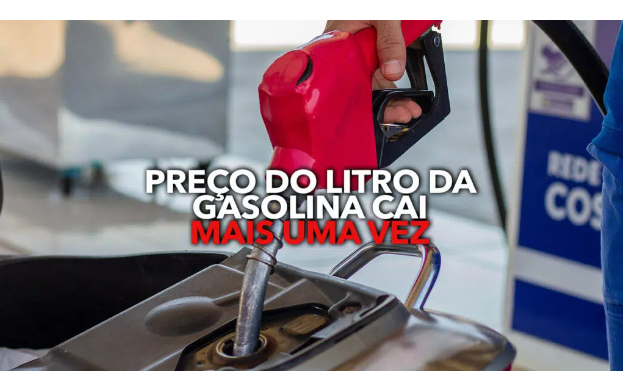 Petrobras anuncia nova redução no preço da gasolina