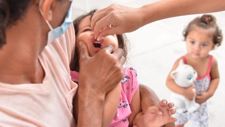 Dia Mundial de Combate à Poliomielite Campina Grande atinge a meta de imunização