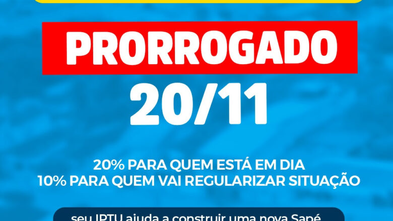 IPTU 2022 pode ser pago com 20% de desconto até novembro