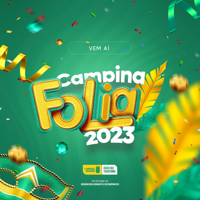 Prefeitura divulga programação do Campina Folia 2023