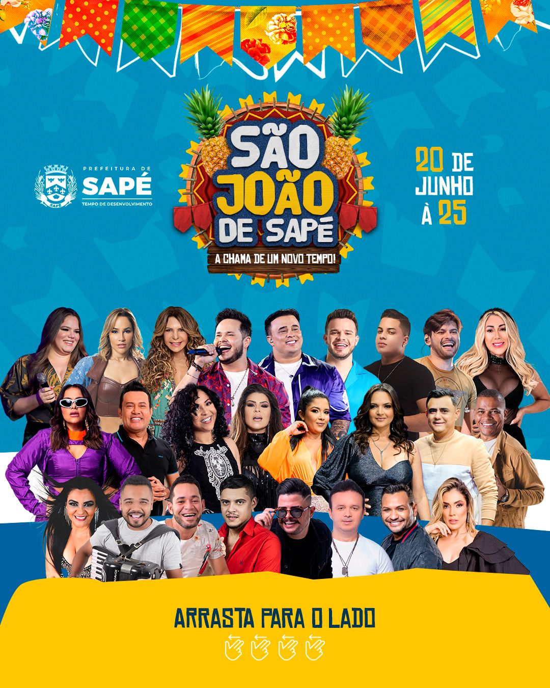 São João de Sapé tem Elba Ramalho, Matheus e Kauan e Taty Girl