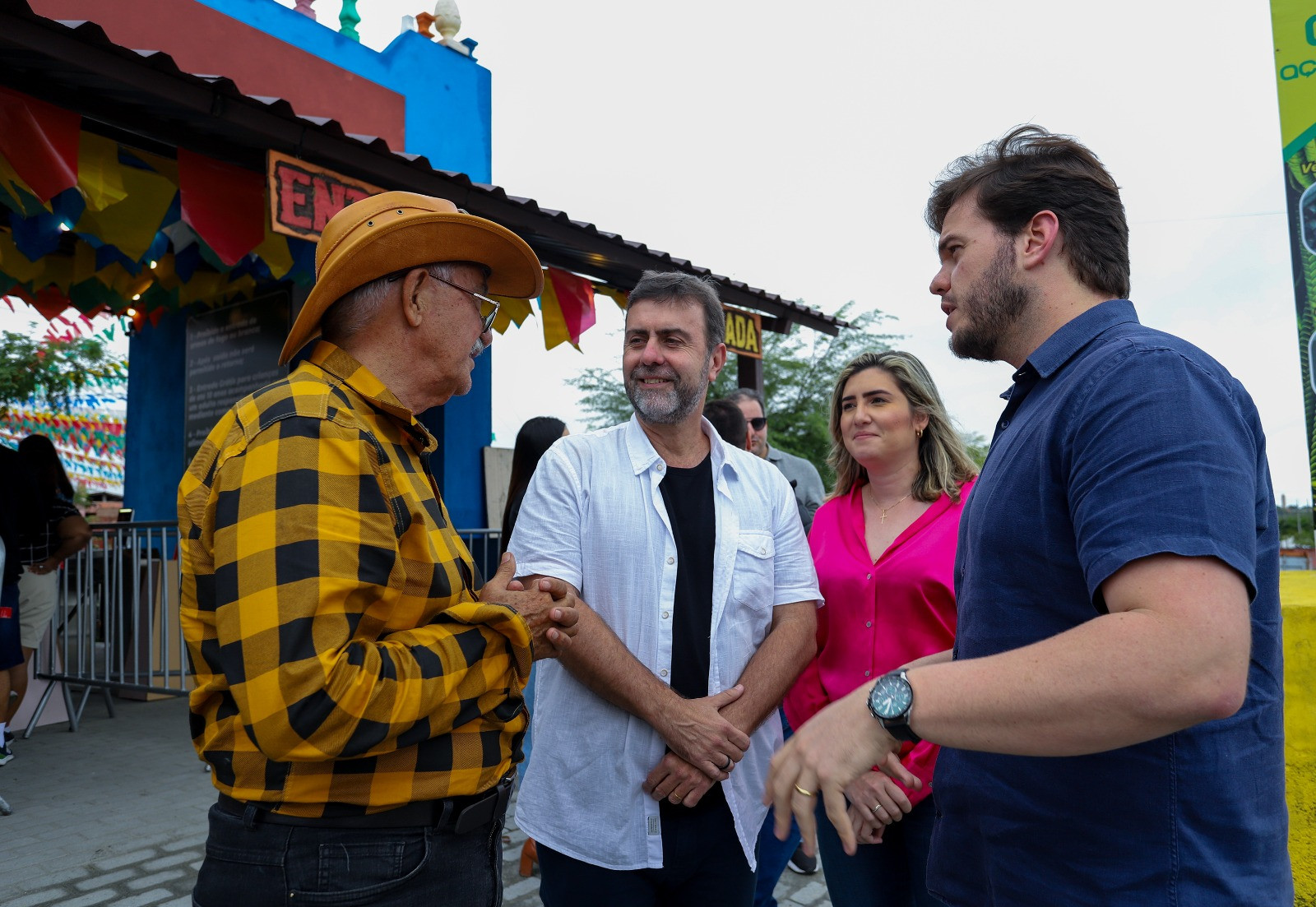 Bruno recebe o presidente da Embratur, Marcelo Freixo, e destaca importância de parcerias para a difusão e internacionalização d’O Maior São João do Mundo