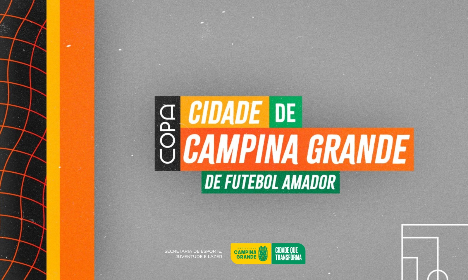 Prefeitura De Campina divulga detalhes para as inscrições da Copa Cidade de Campina Grande de Futebol Amador