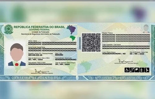 Nova Carteira de Identidade Nacional começa a ser emitida nesta quinta-feira (11)