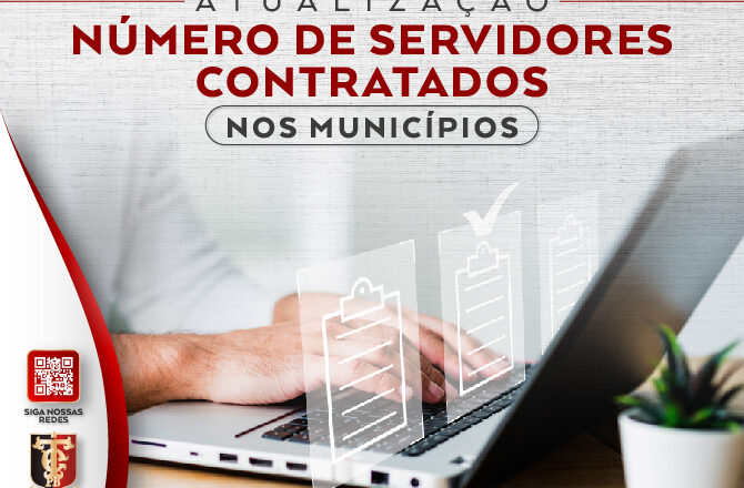 TCE-PB atualiza número de servidores contratados nos municípios paraibanos.