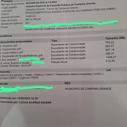 Mãe faz apelo a Bruno Cunha Lima por cirurgia da filha, espera já dura mais de um ano.