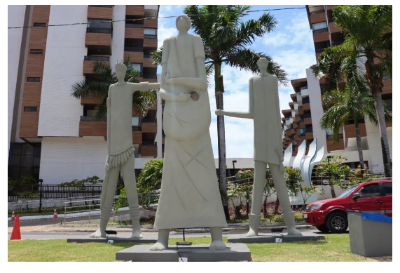 Cabedelo homenageia campinenses residentes na cidade com entrega de monumento no bairro de Ponta de Campina