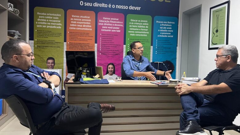 Presidente da CDL Campina Grande se reúne com gerente do Procon Municipal para esclarecimentos sobre Black Friday