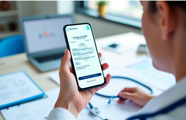 Governo torna obrigatória a modalidade digital para emissão de recibos por profissionais da saúde.